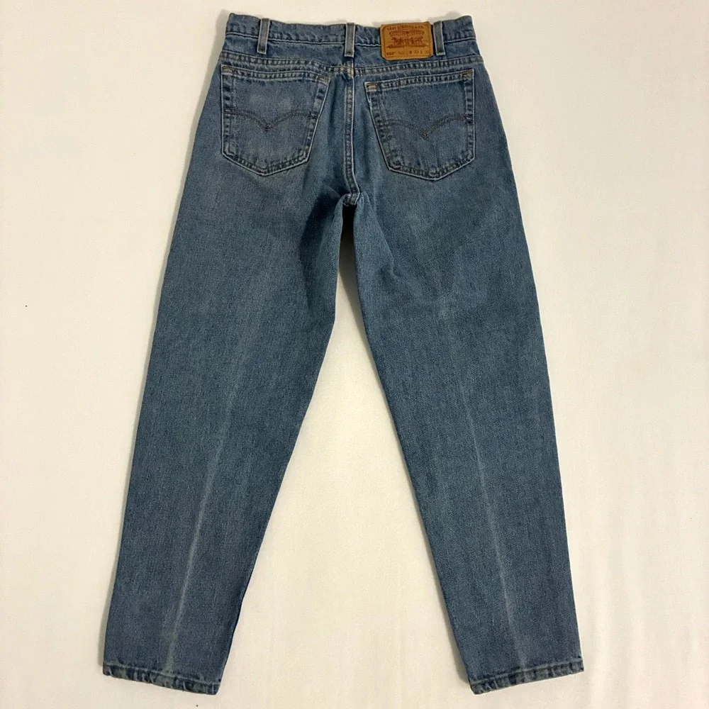 Vtg 90s Levis‎ 550 USA Made Jeans Mens 33x30 (Fits 32x30) Relaxed Fit Work Pants